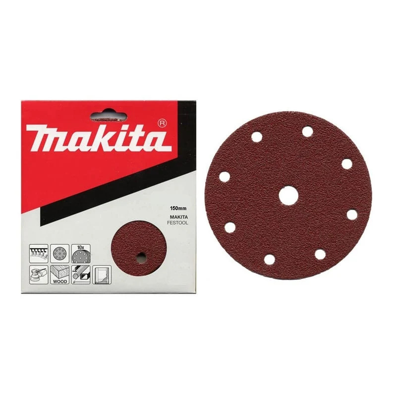 ABRASIVE DISCS 150MM K120 10PCS