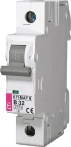 AUTOMĀTISKAIS SLĒDZIS ETIMAT6 C32A 1P