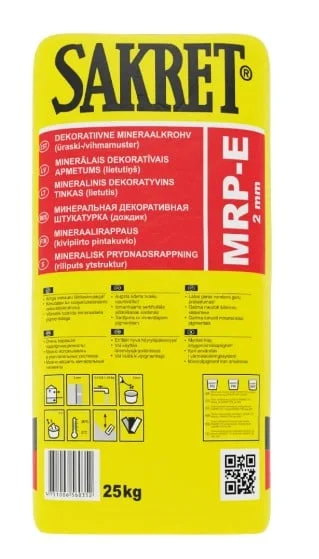 APMETUMS DEK. SAKRET MRP-E 3MM 25KG
