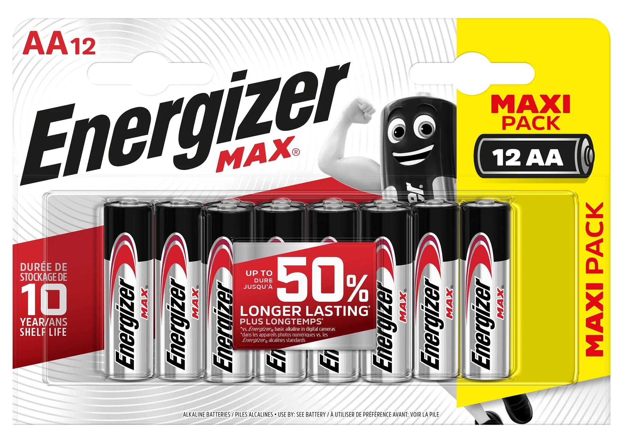 ENERGIZER MAX AA B12 1.5V ALK.BATERIJAS