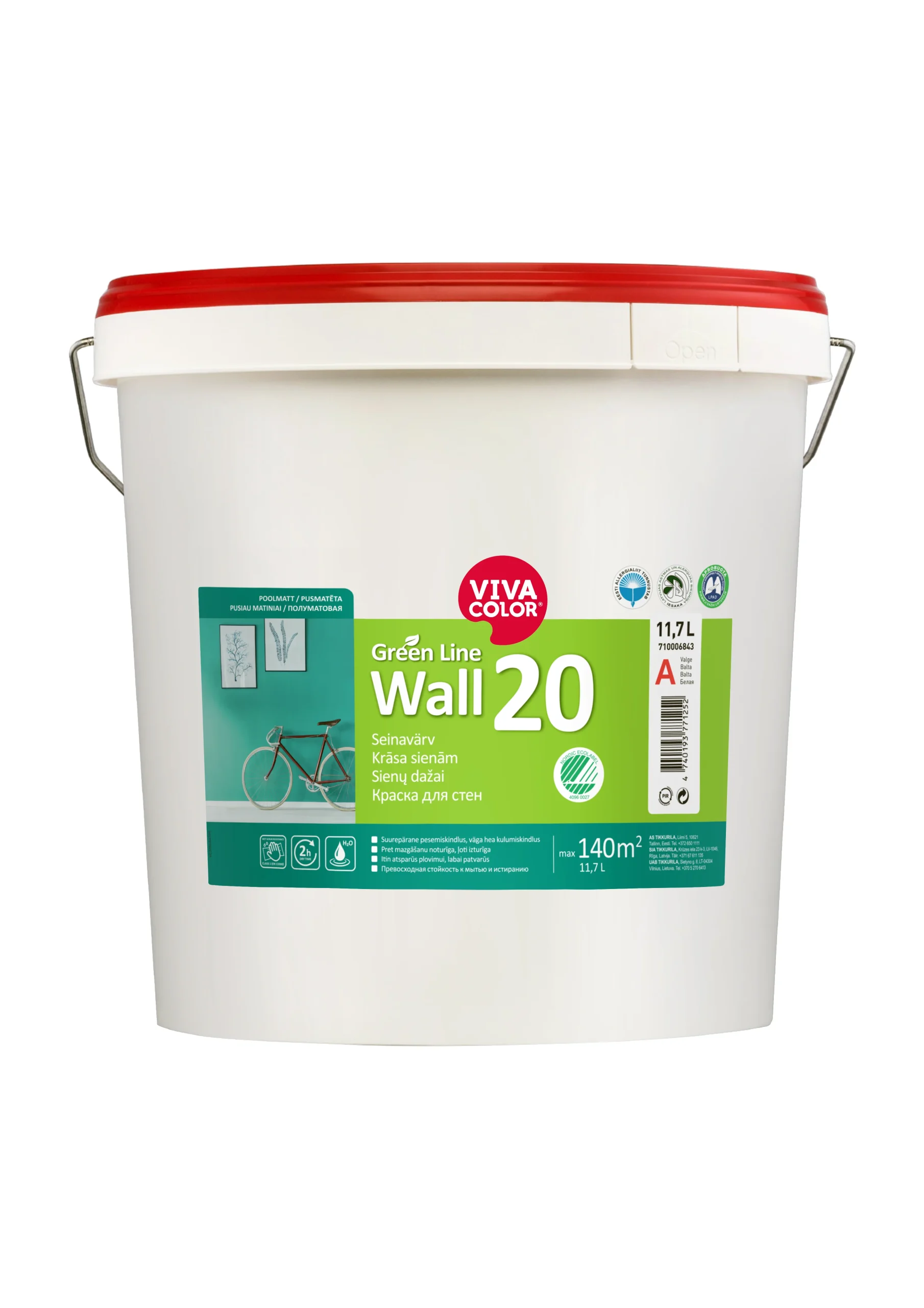 COLOR GREEN LINE WALL 20 C 11.7L