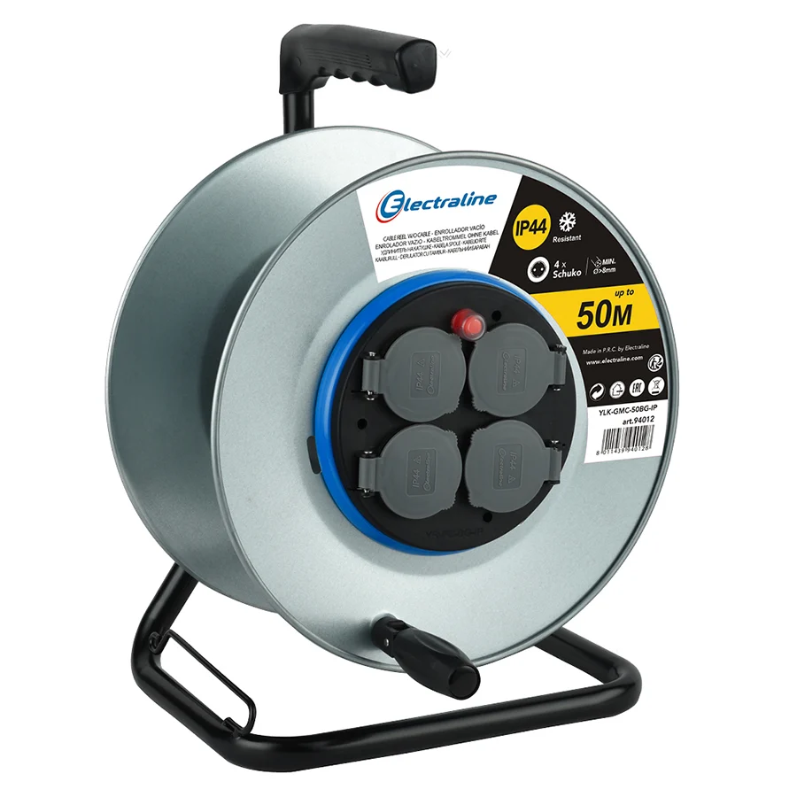 CABLE REEL 4P METALS IP44 WITHOUT CABLE