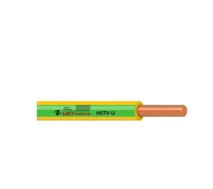 VADS H07V-U 1.5 DZELTENS/ZAĻS (100)