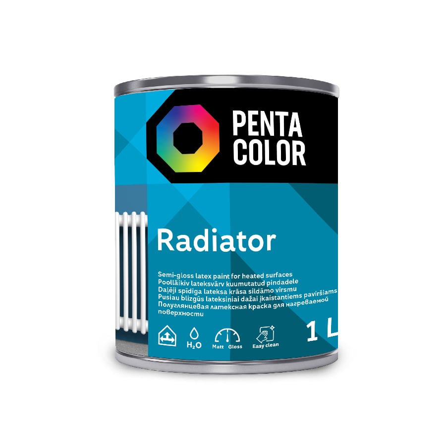 KRĀSA KARSTUMIZT. PENTACOLOR RADIATOR 1L