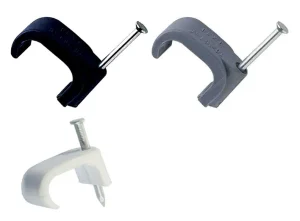 BLACK NC6X10 CABLE CLIPS 100PCS
