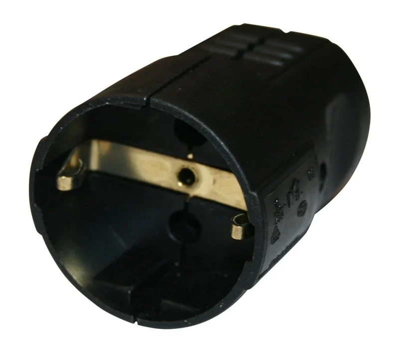 CONTACT SOCKET 02006 IP20 BLACK