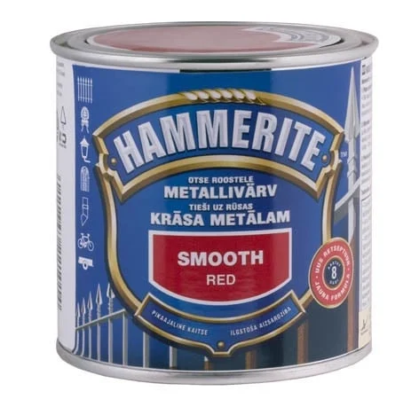 KRĀSA HAMMERITE SARKANS GLANCĒTA 250ML