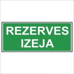 UZLĪME REZERVES IZEJA, 20X8CM