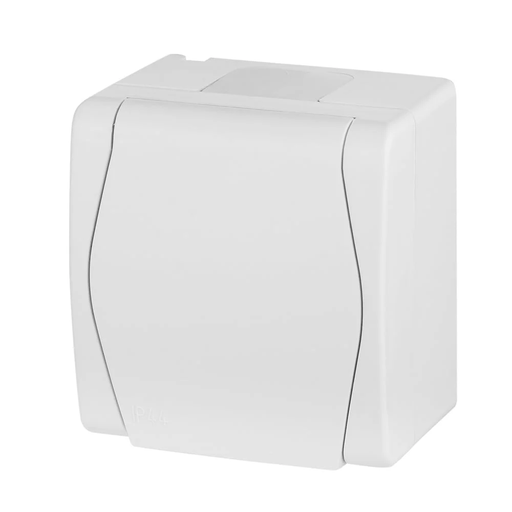 Розетка HERMES2 1024-00 IP44 БЕЛАЯ