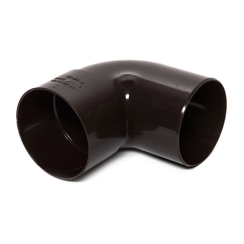 BEND PIPE PVC SCALA 87° 80MM BROWN