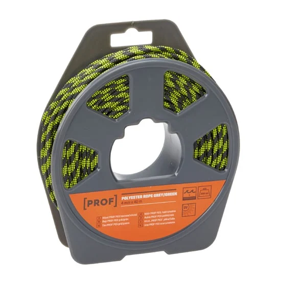 CORD PROFESSIONAL POLYESTER GREY GREEN 4MMX40M