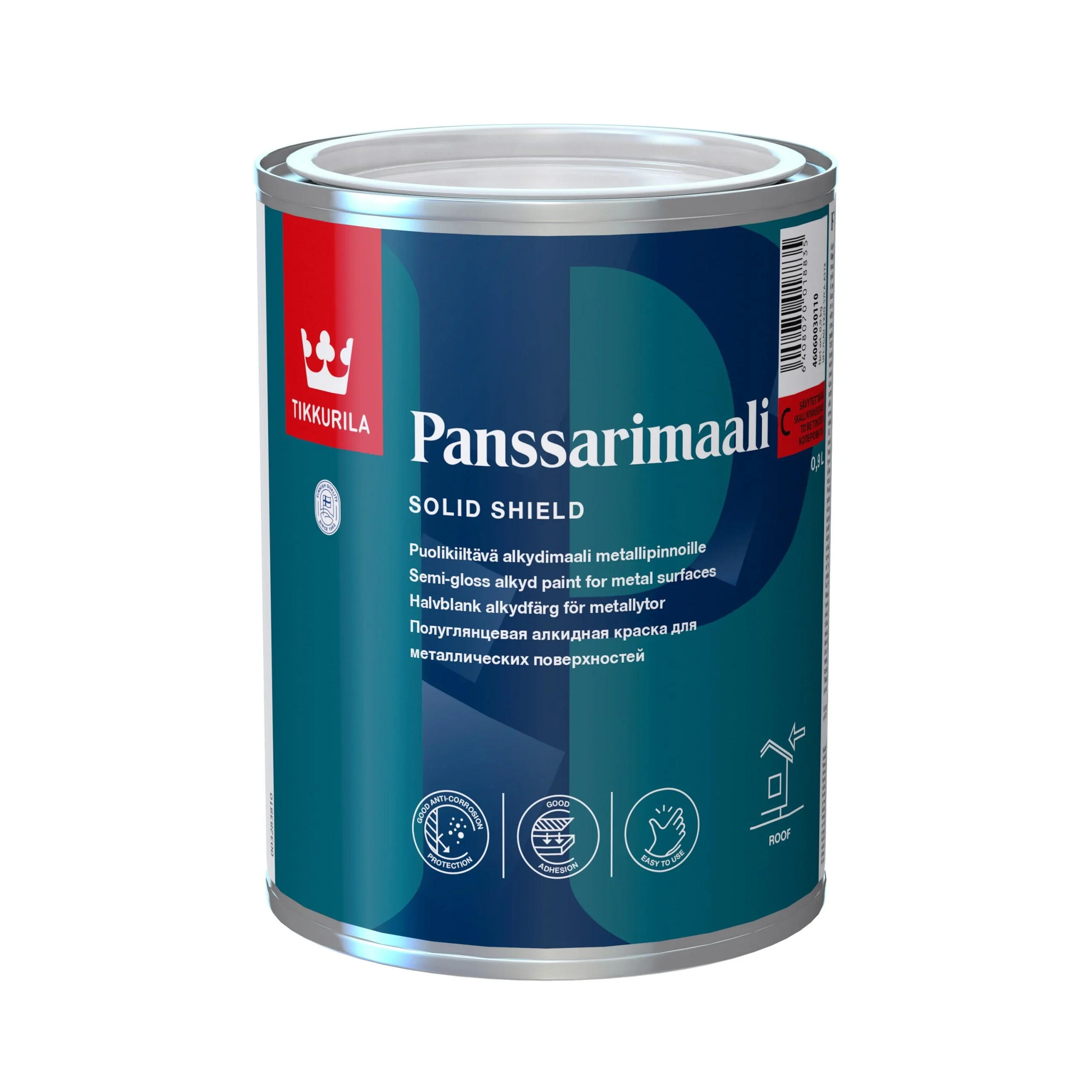 KRĀSA JUMTIEM PANSSARIMAALI 0,9L A-BALTA