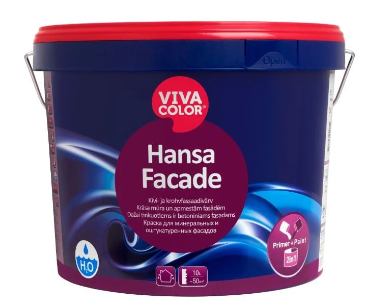 КРАСКА ДЛЯ ФАСАДА HANSA FACADE 0,9L LC