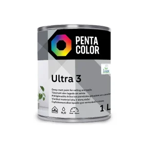 KRĀSA ULTRA MAT BALT 1L