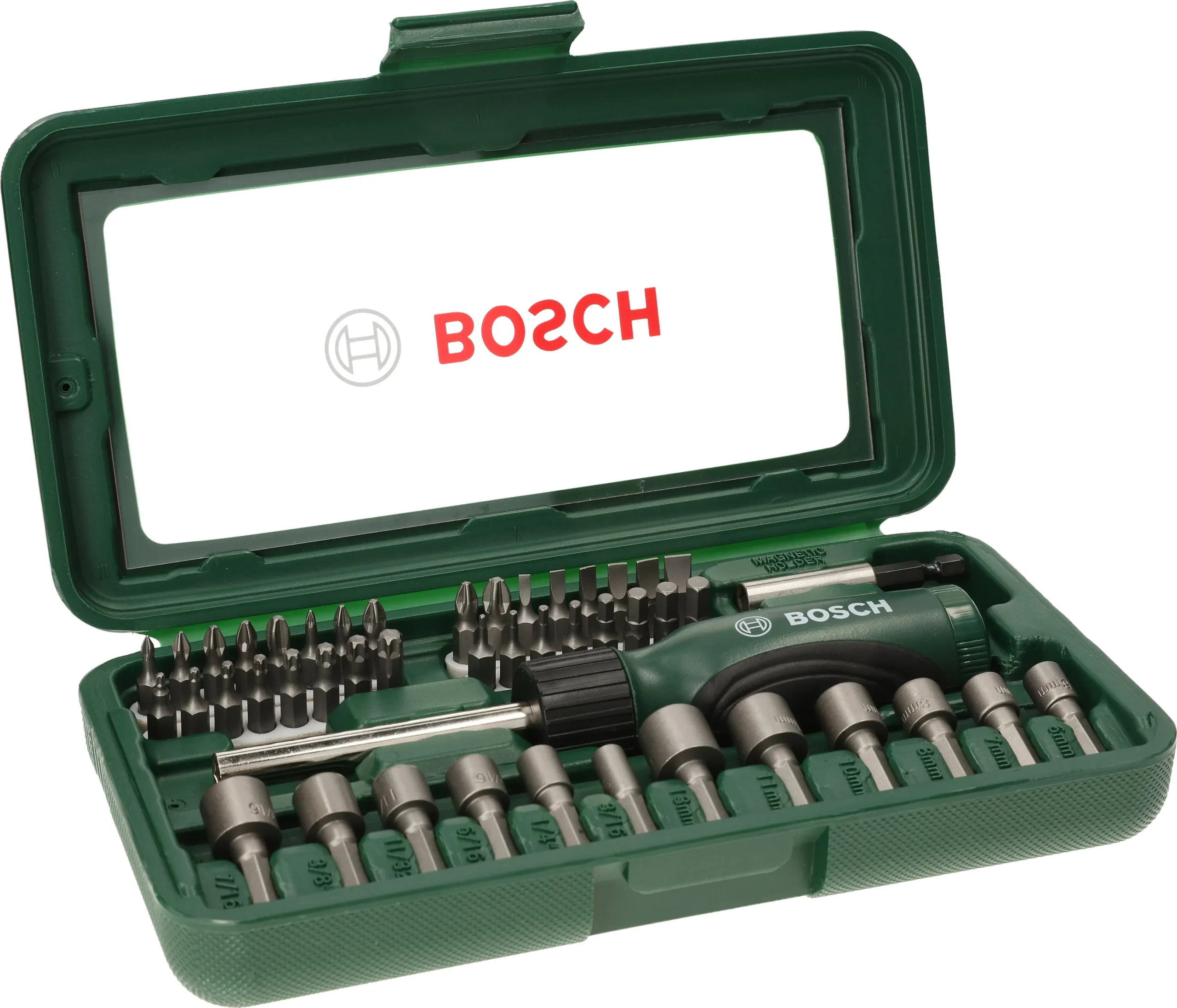 SET 46 PCS.SCREWDRIVER BITS PROM.