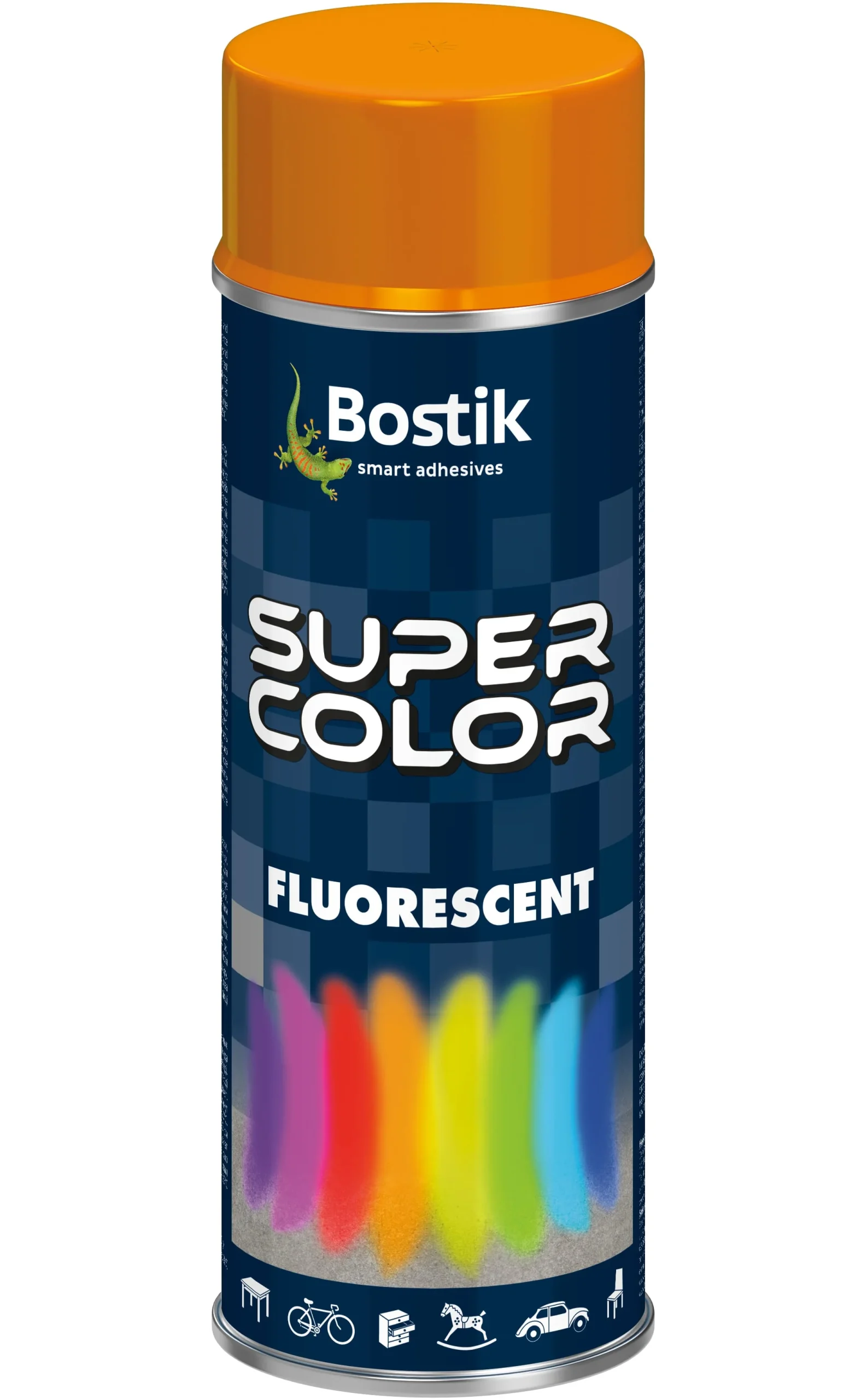 KRĀSA AERO.BOSTIKSC FLUORASC.ORANŽ.400ML