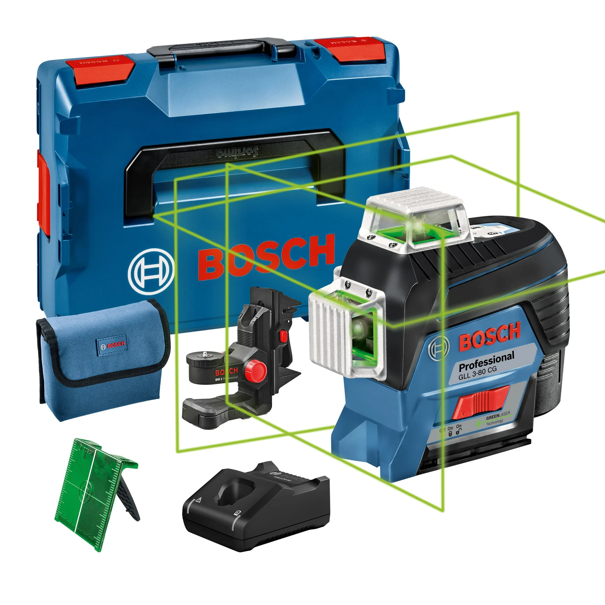 LINE LASER GLL 3-80 CG 2.0AH+BM1