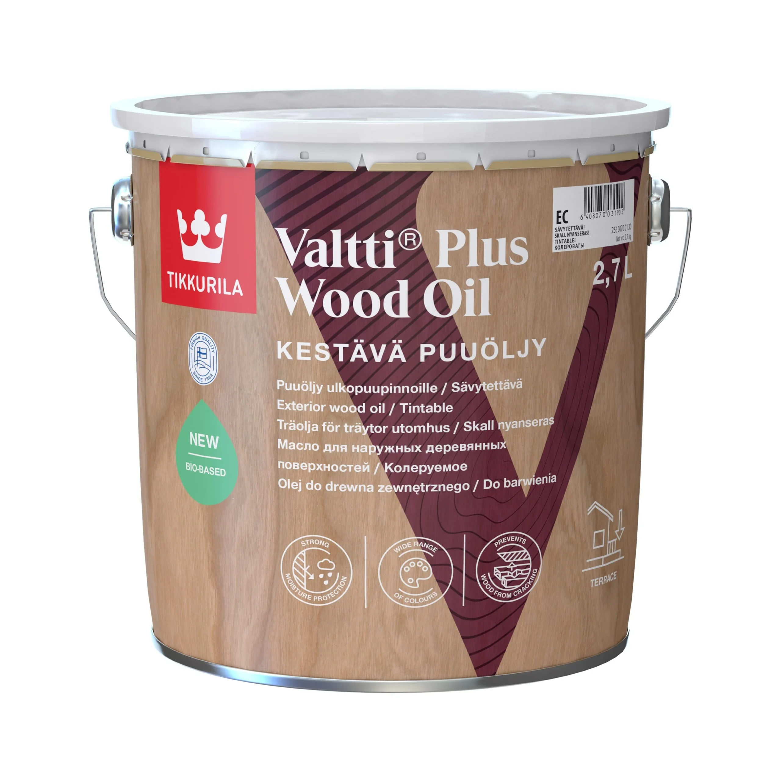 VALTTI PLUS WOOD OIL EC 2.7L