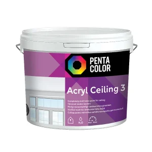 KRĀSA DISP. PENTACOLOR ACRYL 3 BALTA 5 L