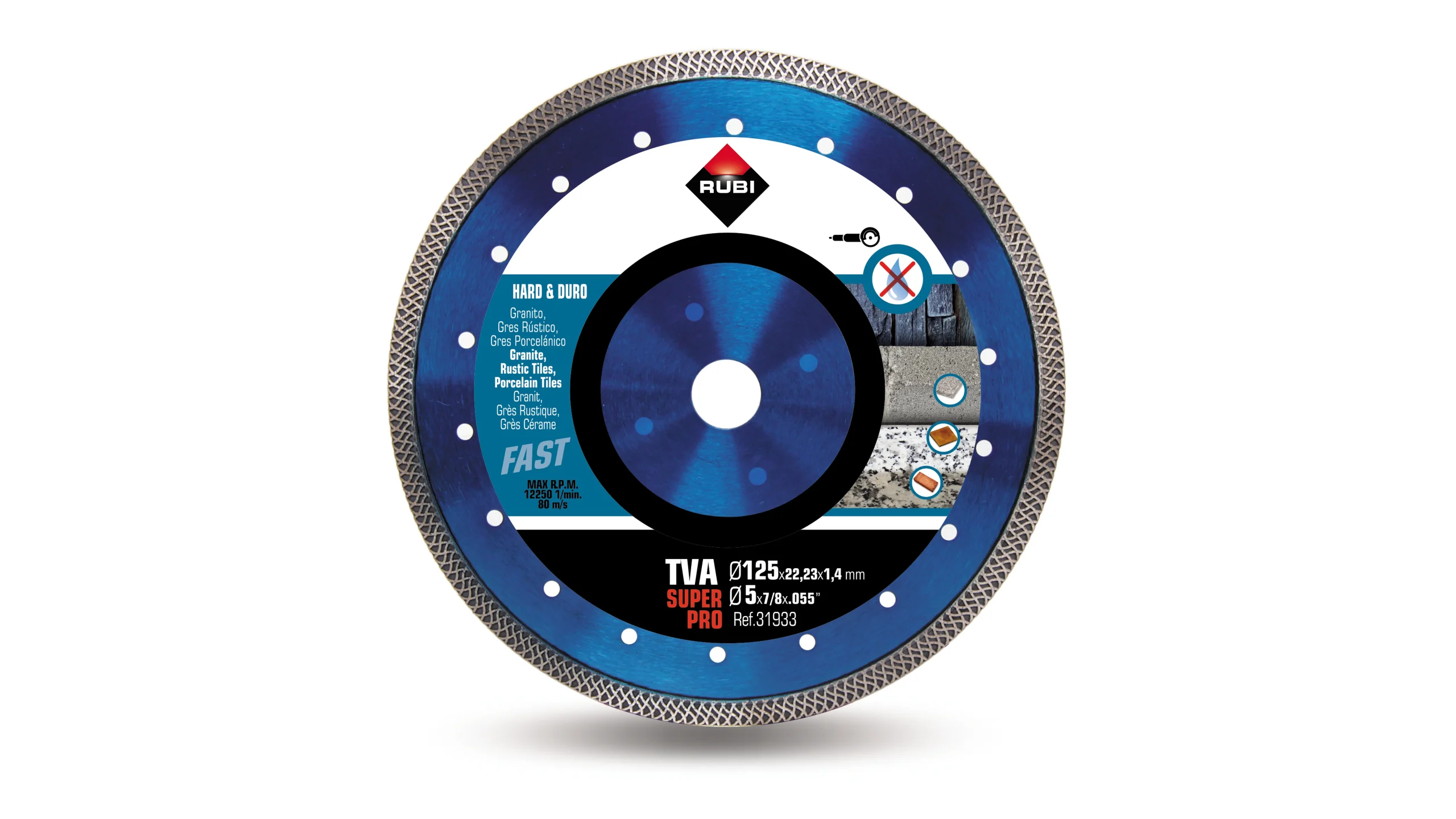 БЛЕСТЯЩИЙ ДИСК TVA 125 SUPER PRO TURBO DRY