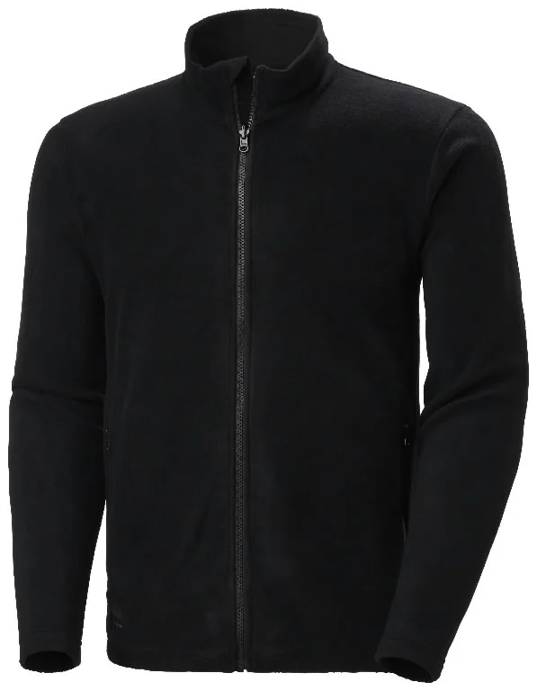 JAKA FLĪSA MANCHESTER 2.0 ZIP MELNA 2XL