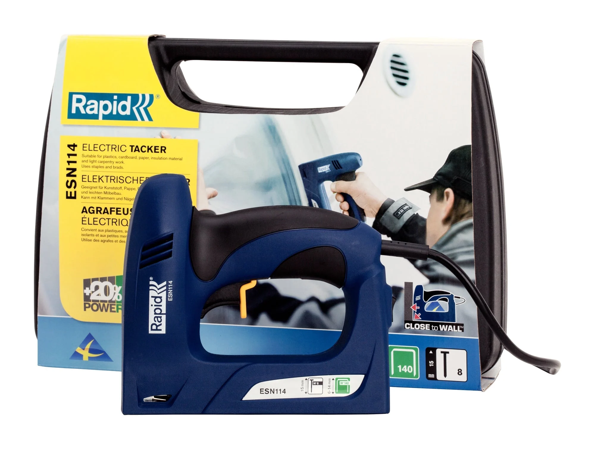 ELECTRIC STAPLE GUN RAPID ESN114 1