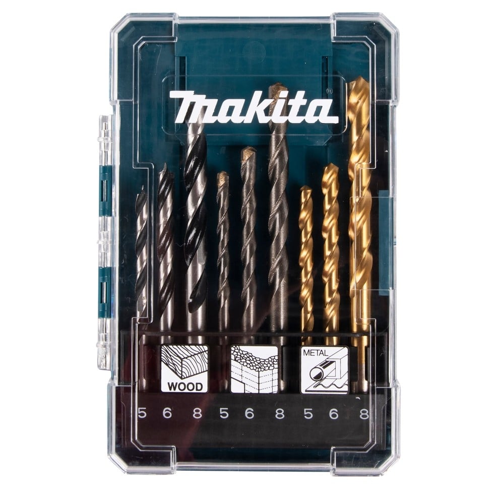 СВЕРЛА MAKITA D-71962 5/6/8MM 9ШТ.