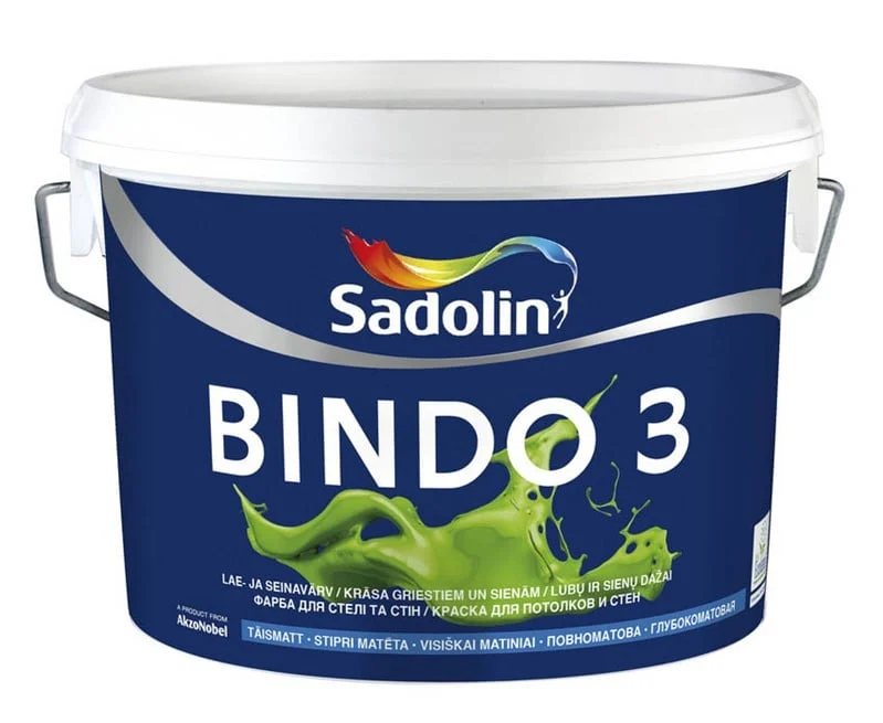 КРАСКА BINDO 3 BW 2.5L PI.MAT.