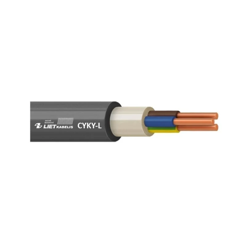 CABLE CYKY-L 3X1.5 BLACK (100)