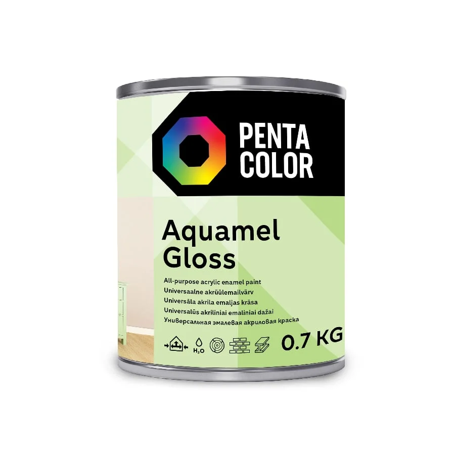 AQUAMEL WHITE 0.7 KG GLOSS