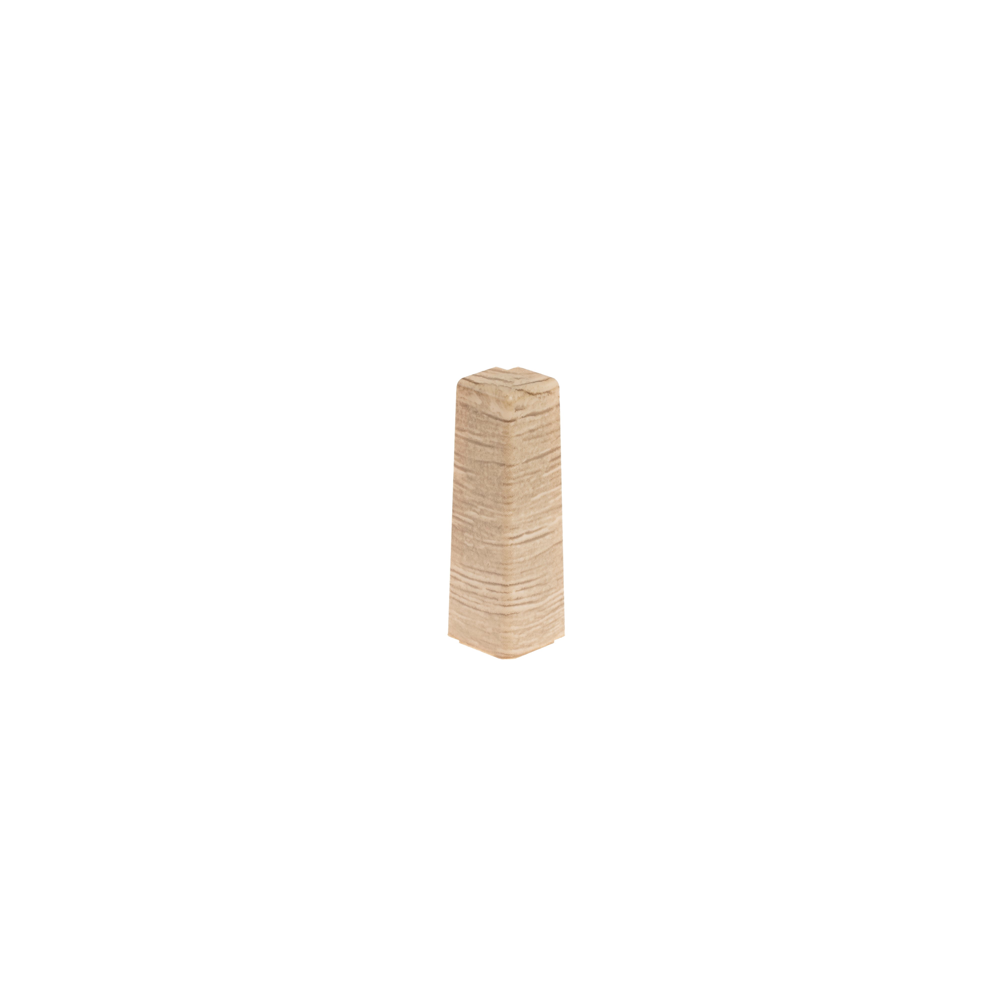 PVC FLOOR SKIRTING EXT.CORNER 435 GREY 2PCS