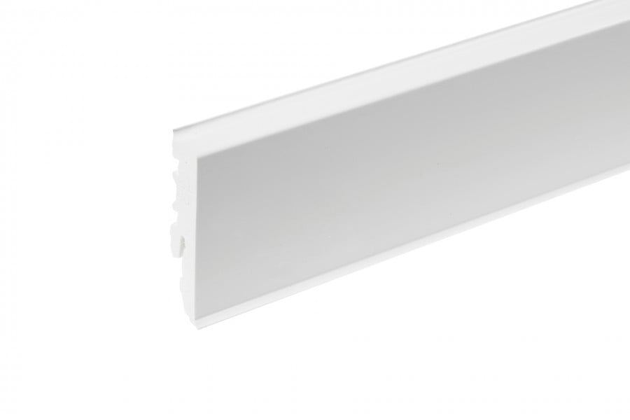 PVC BASEBOARD R9003 15X60X2.2 WHITE