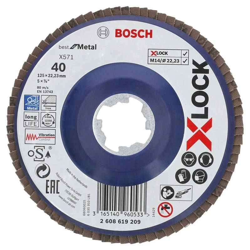 ДИСКИ ЦВЕТКОВ 125MM 40 BOSCH X-LOCK