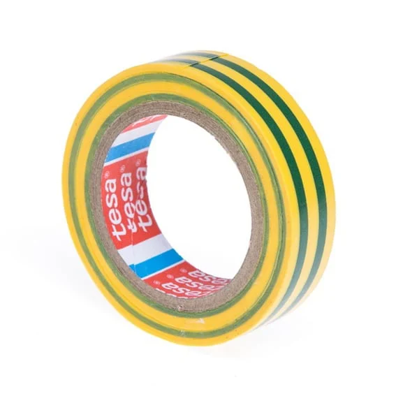 ЛЕНТА ИЗОЛЯЦИОННАЯ PVC ЗЕЛЕНО-ЖЕЛТАЯ 20/19