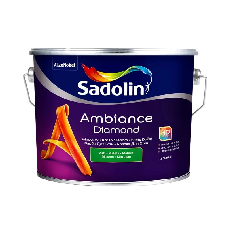 КРАСКА ДЛЯ СТЕН AMBIANCE DIAMOND BC 2,33L