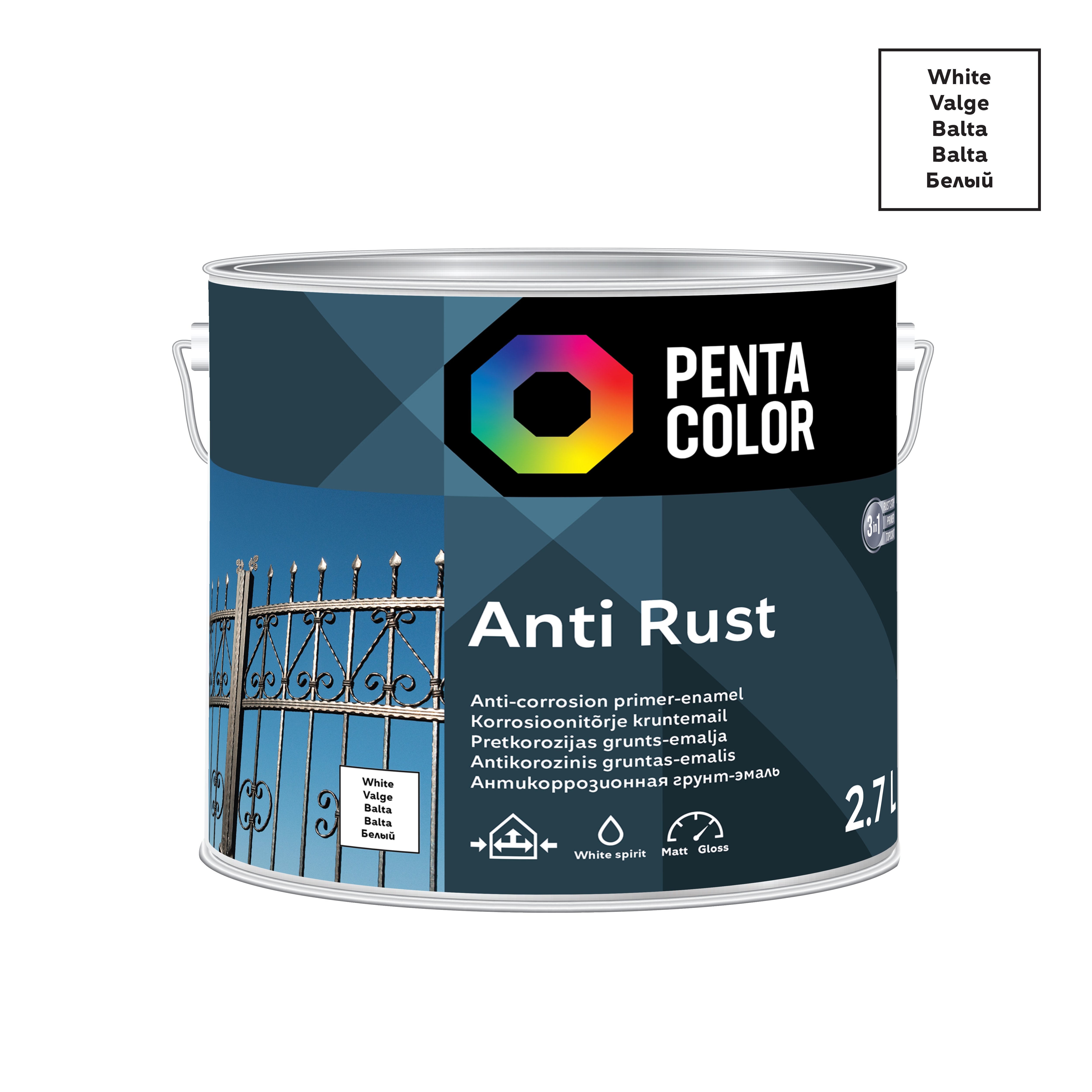 GRUNTS-EMALJA ANTIRUST 2.7L BALTA