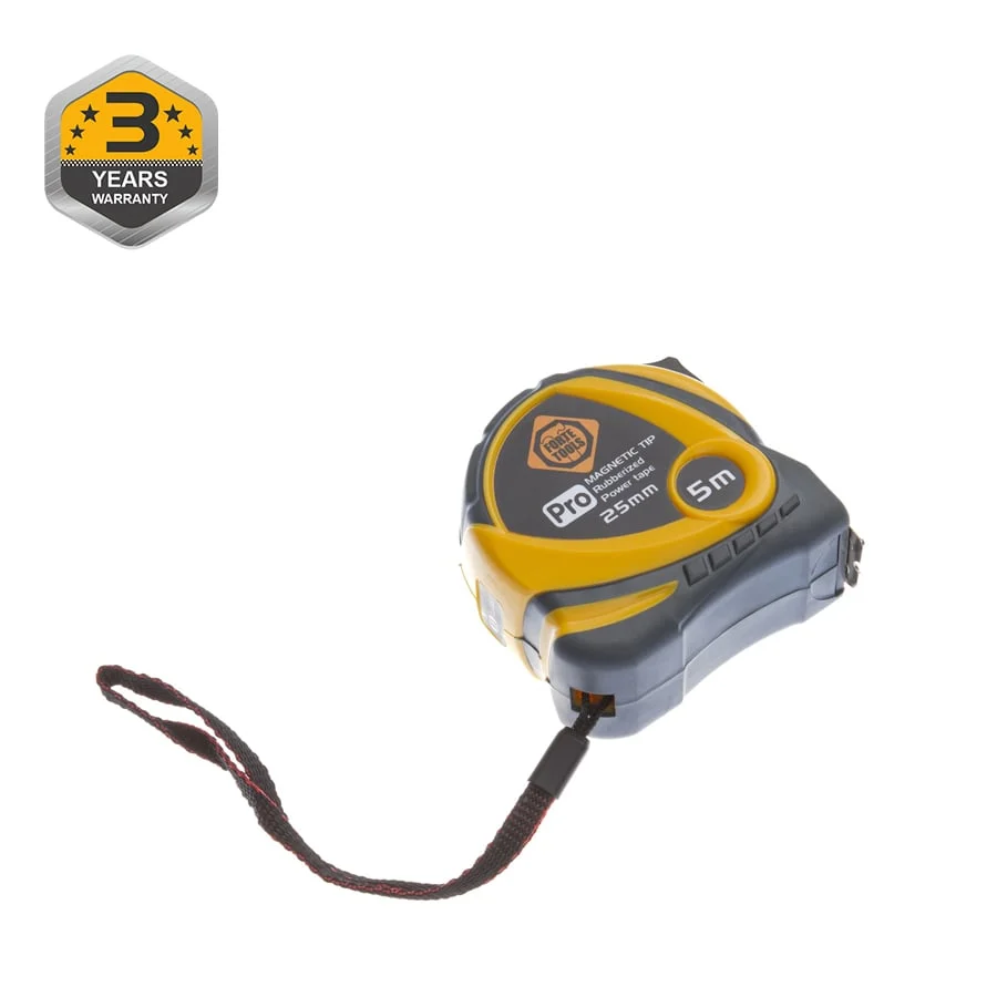 ЛЕНТА МЕРИТЬ 5М 25ММ ФИКСИРУЕМАЯ FORTE TOOLS