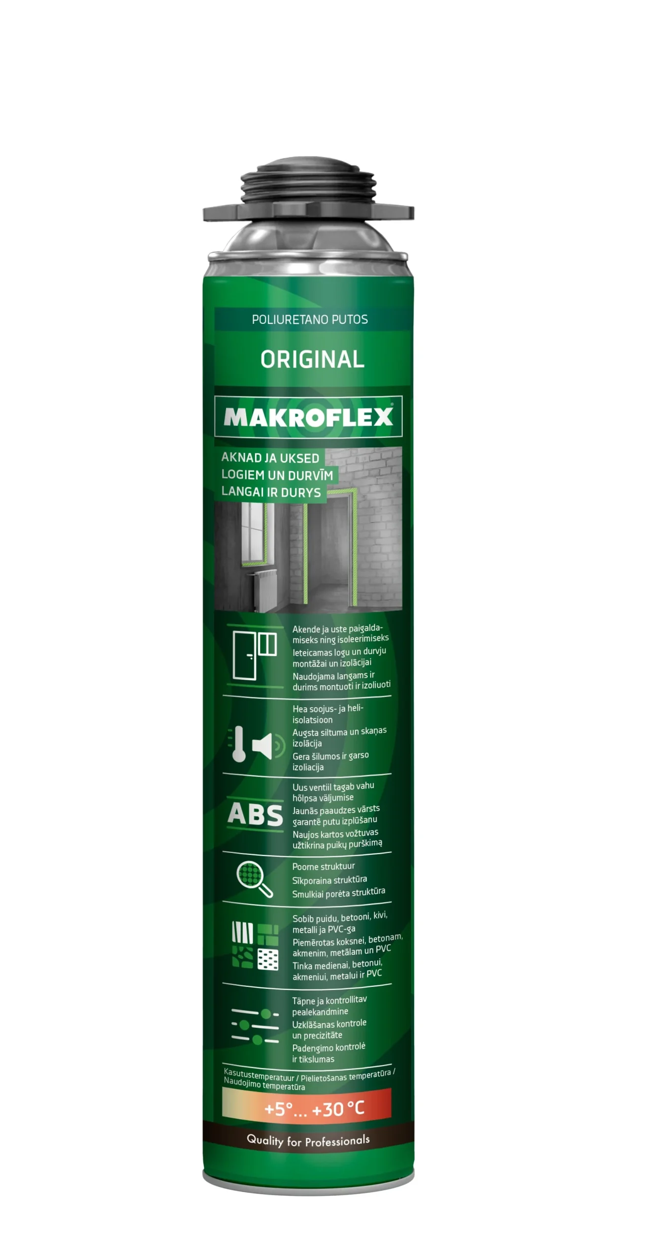PUTAS MAKROFLEX PRO PISTOLEI 750ML