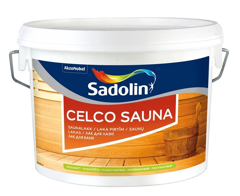 ЛАК CELCO ДЛЯ САУН 2.5L