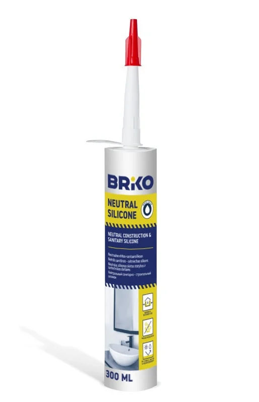 НЕЙТРАЛЬНЫЙ СИЛИКОН BRIKO 300ML БЕЛЫЙ