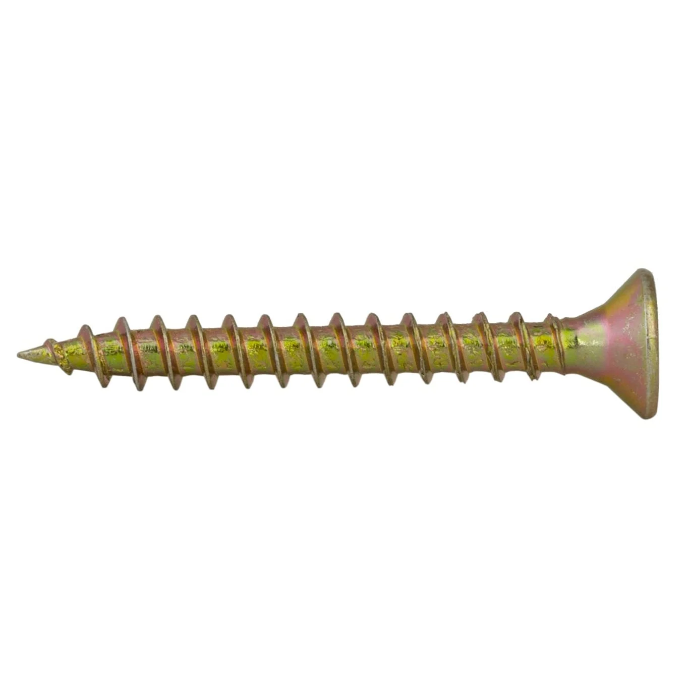 SCREW FOR WOOD 4X35 YELLOW ZN 1000PCS