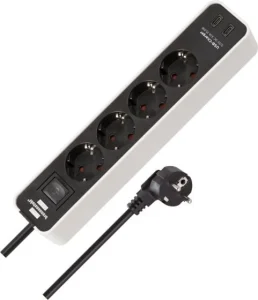 PAGARINĀTĀJS BRENNENSTUHL 4VT2USB C 1.5M