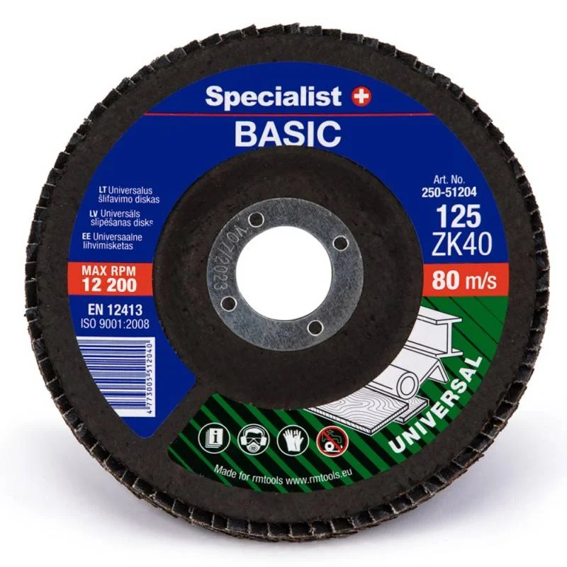 SLĪPDISKS LAPIŅU BASIC 125 ZK40