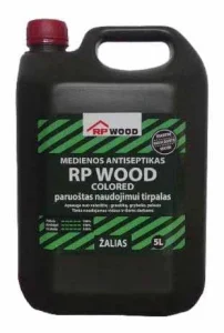 ANTISEPTIĶIS RP WOOD ZAĻŠ 5L