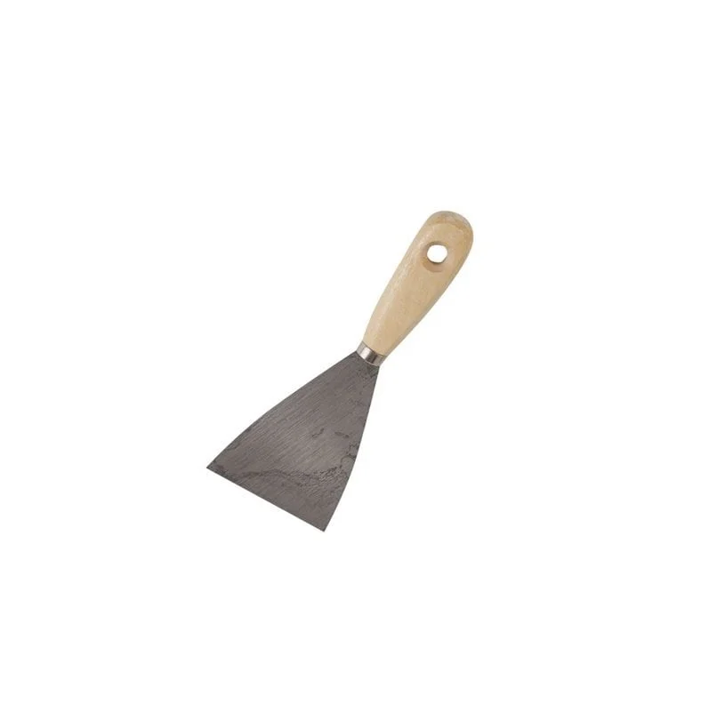 SPACKLE KNIFE WITH WOODEN HANDLE 80MM OKKO