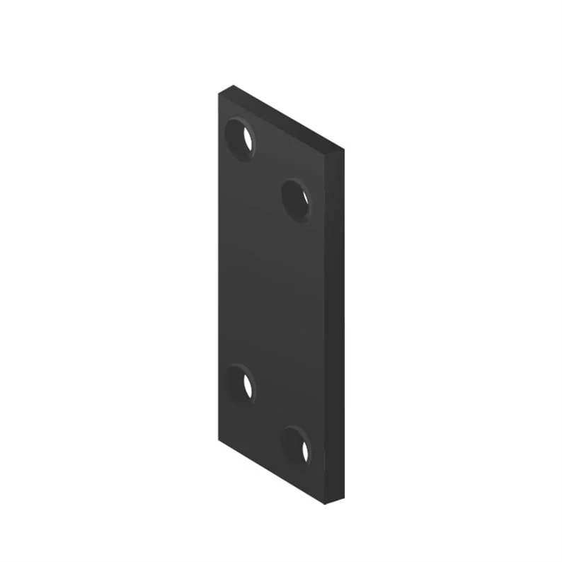 HOLE PLATE 60X25X2.0 BLACK