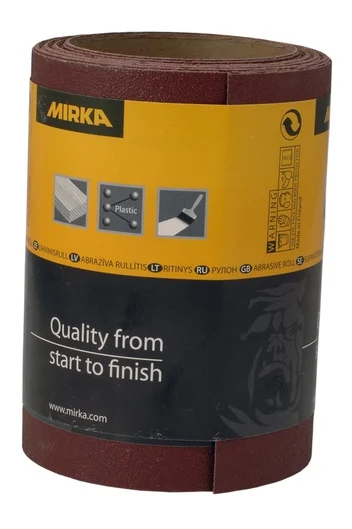 SANDPAPER ROLL 115MM X 5M P180