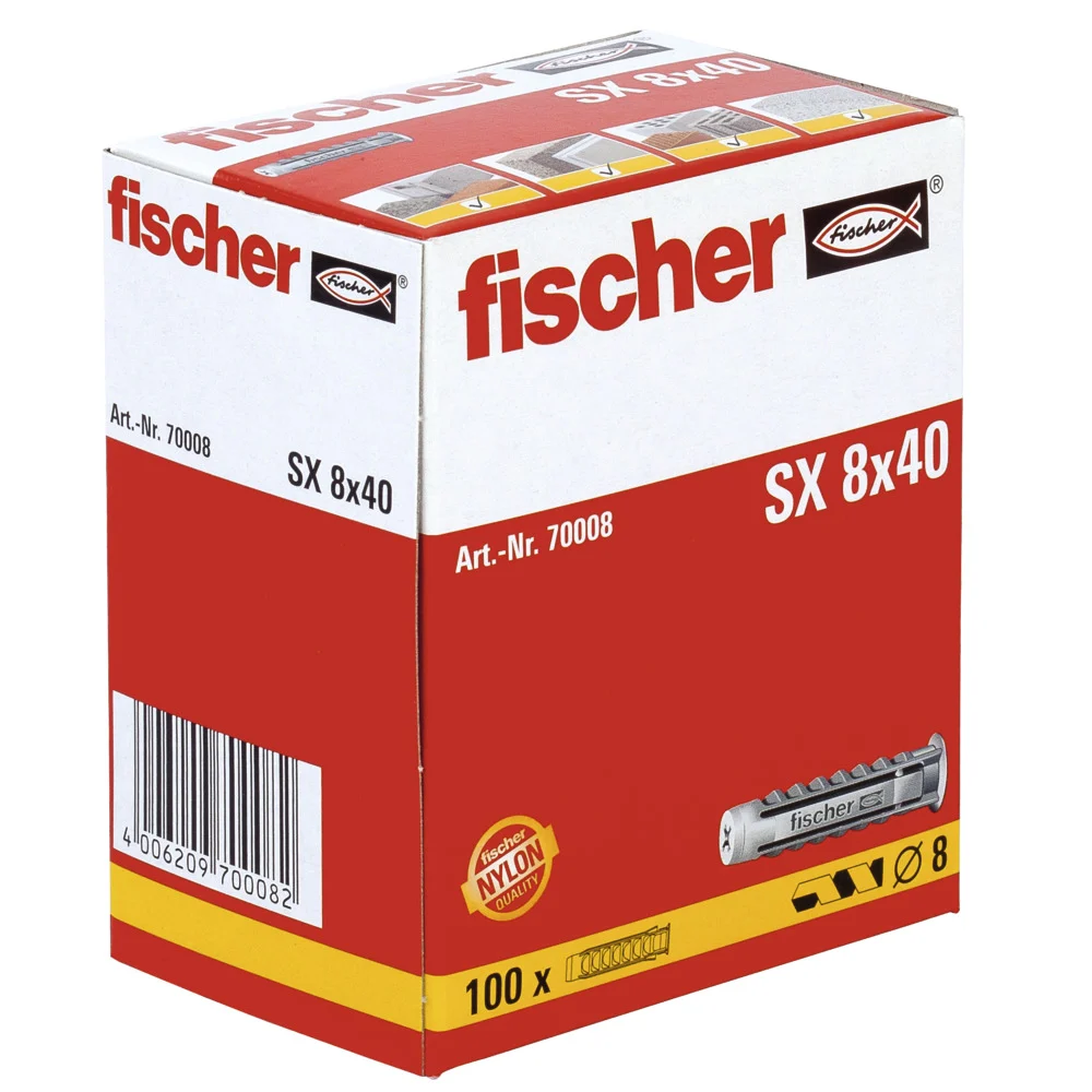 DOWEL NYLON SX8X40 100 PCS