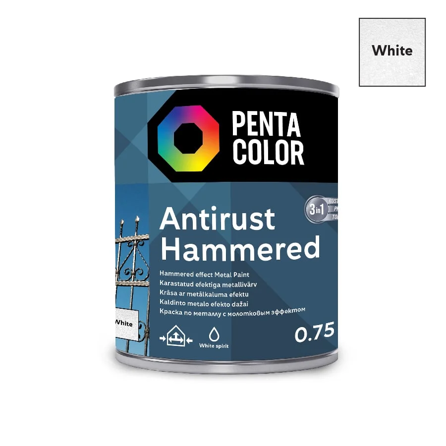 KRĀSA METĀL.VIRSM.PENTACOLOR BALT. 750ML