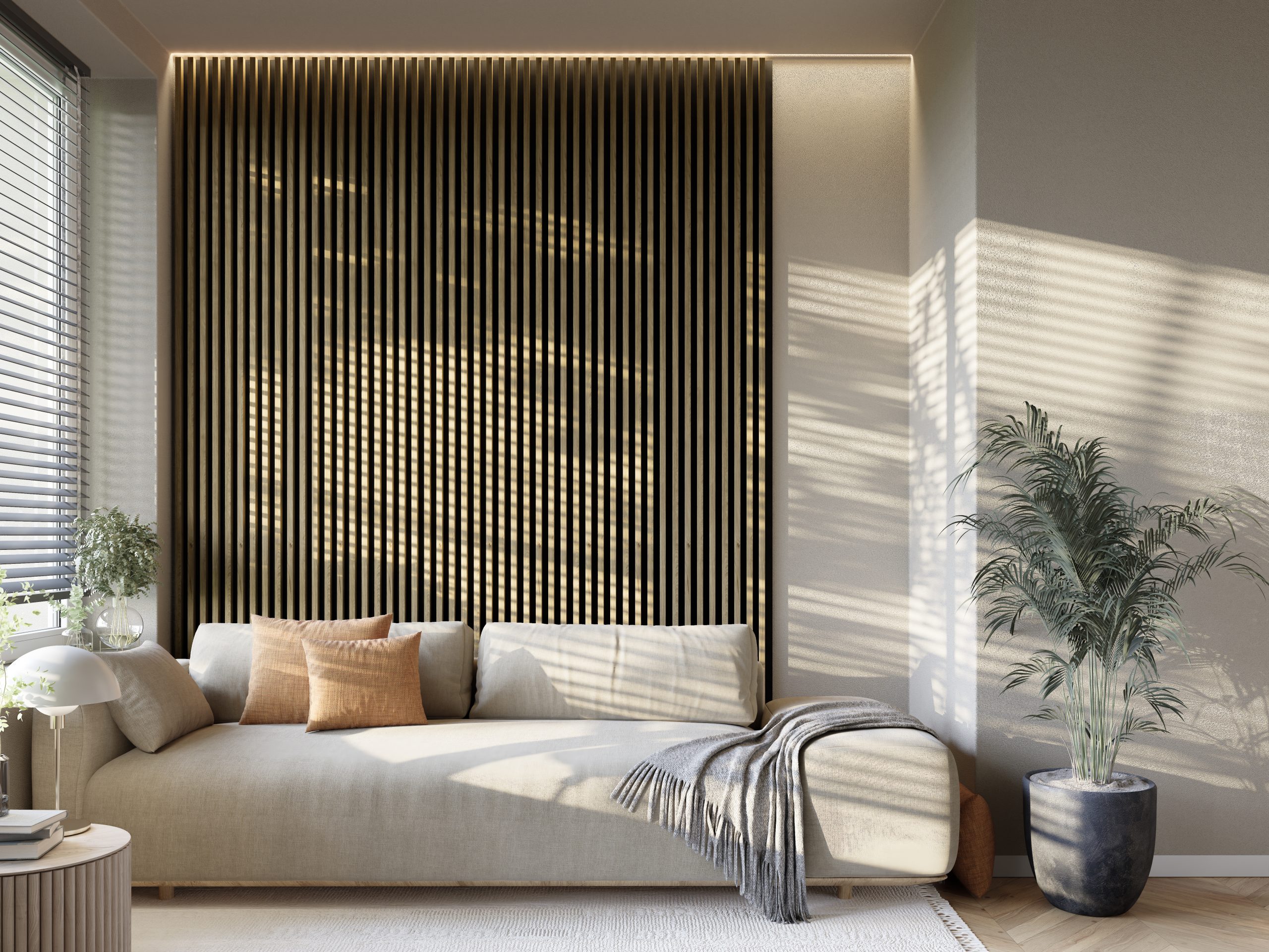 ACOUSTIC PAN 270X17.7CM G WOOD/BLACK.